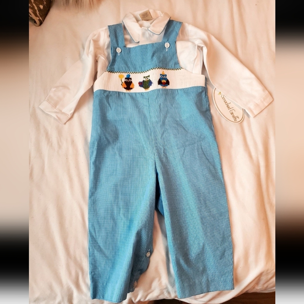 Smocked Giraffe set